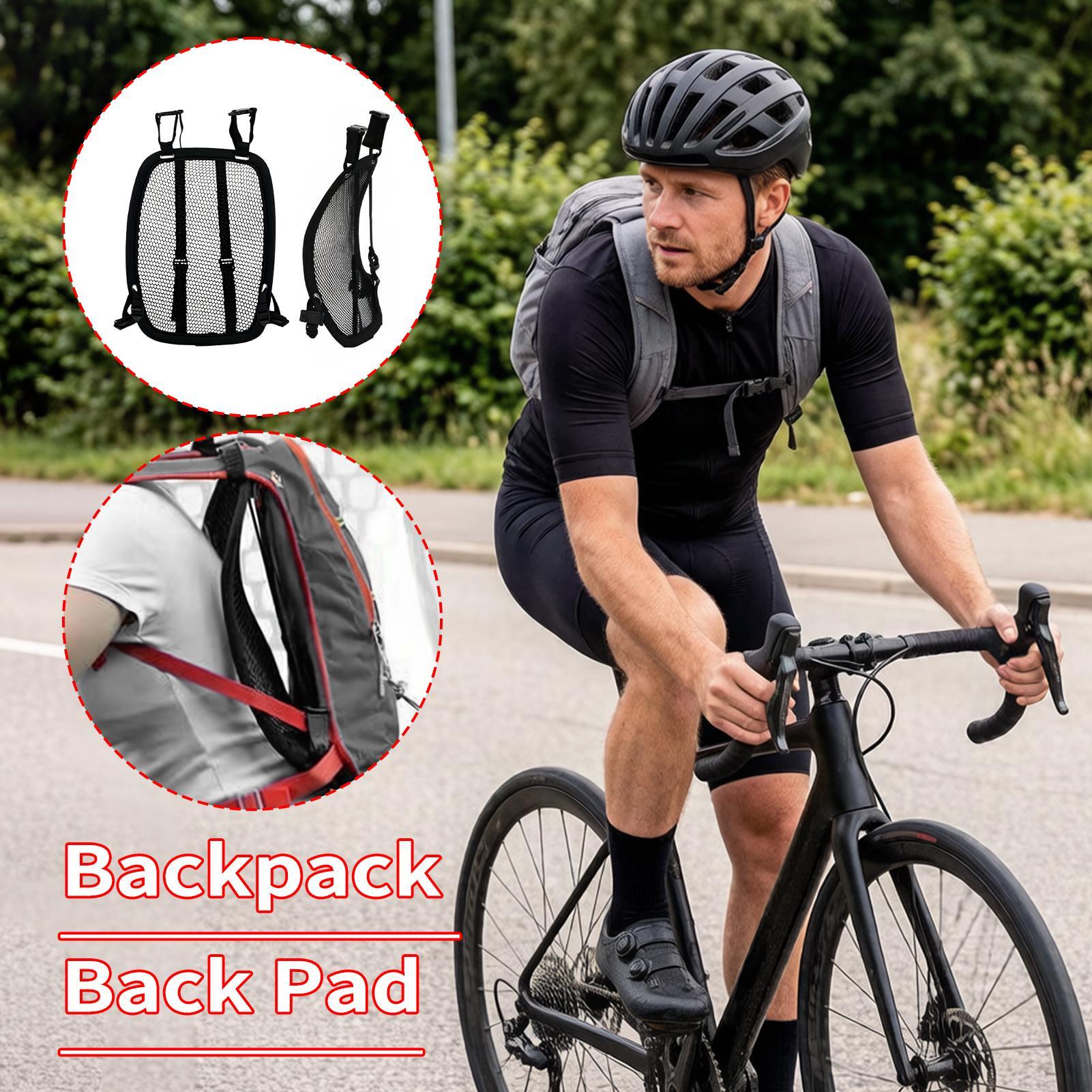 Cycling Commute Backpack - Backpack Spacer Frame Breathable Adjustable Mesh