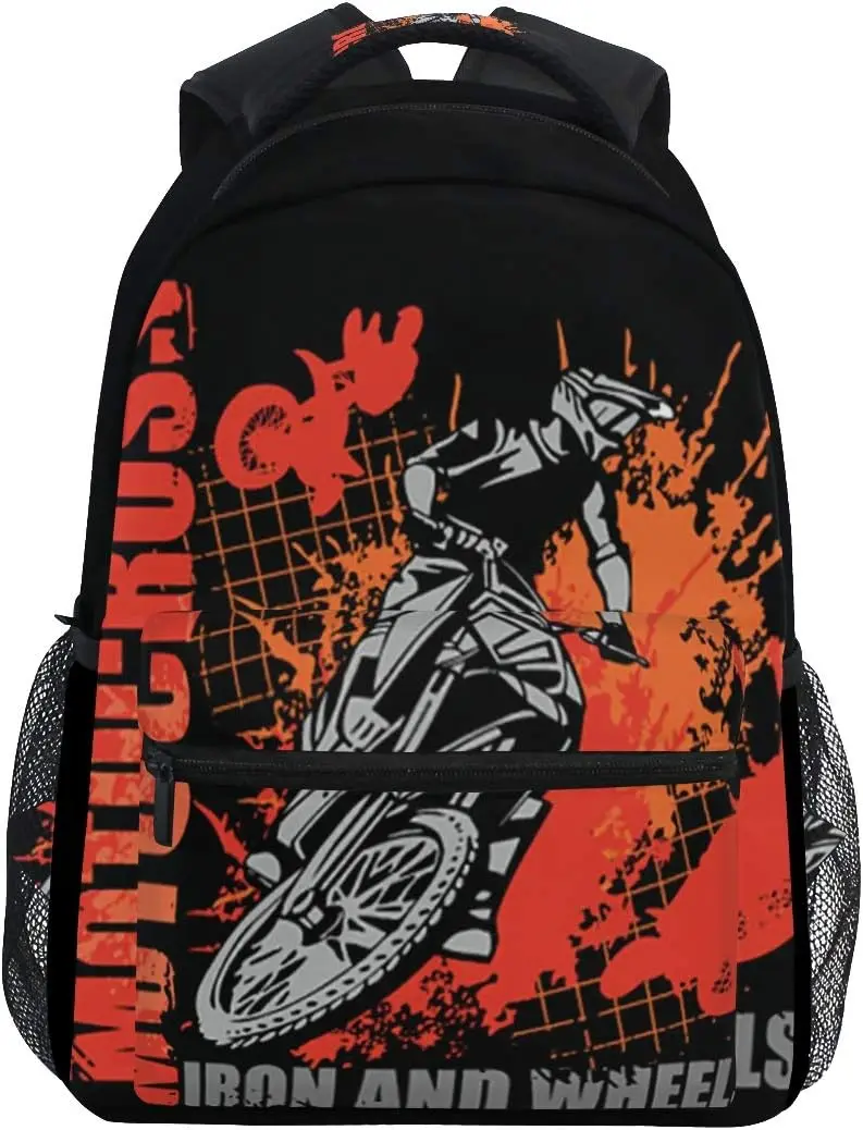 Cycling Commute Backpack - Motorcycle Backpack Dirt Bike School Bookbag