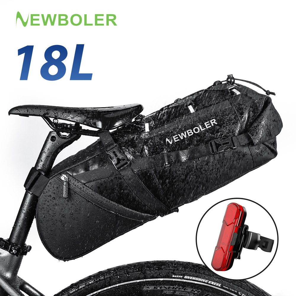 NEWBOLER 18L Bike Saddle Bag W - огляд і ціна Cycling Commuter Backpack Waterproof