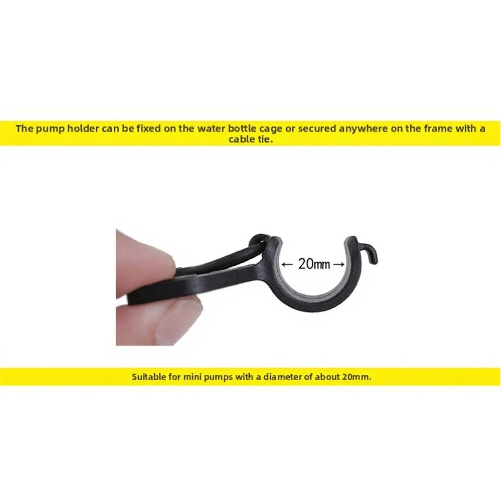 Floor Pump Holder Set 2pcs Nyl - огляд і ціна Bike Pump Frame Mount