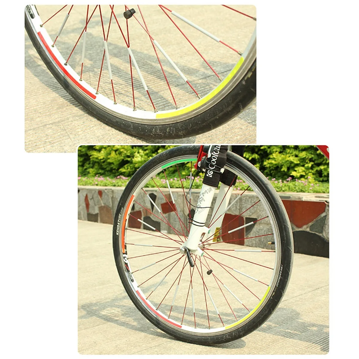 12pcs/set Bicycle Spoke ABS Hi - огляд і ціна Spoke Reflector Set