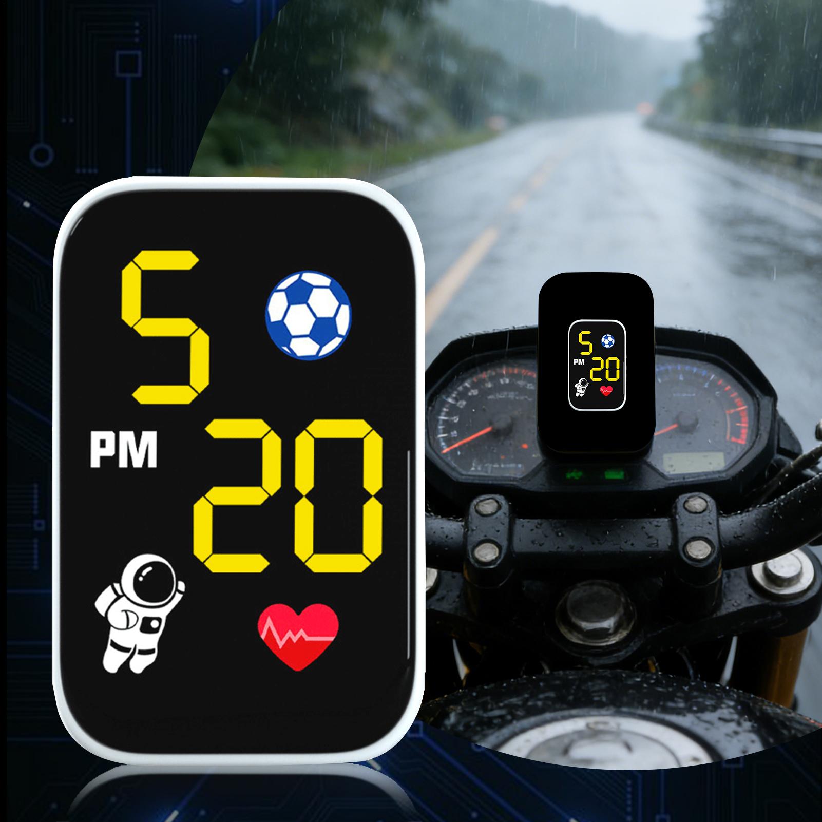 Motorbike Digital Clock Small  - огляд і ціна Cycling In City