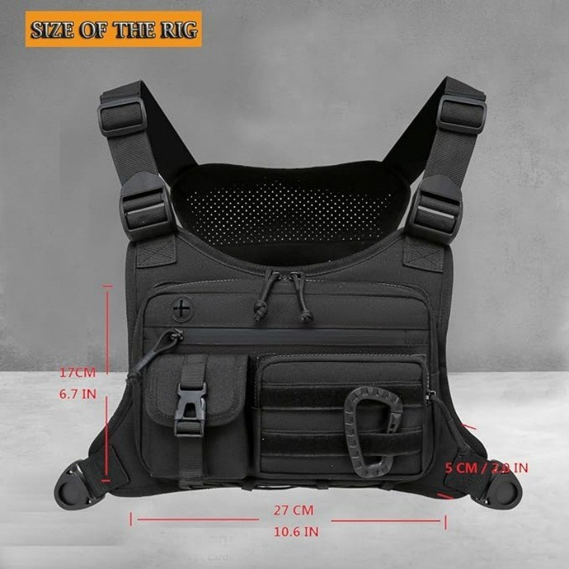 Tactical Chest Bag Men's Vest  - огляд і ціна Cycling Commuter Backpack Waterproof