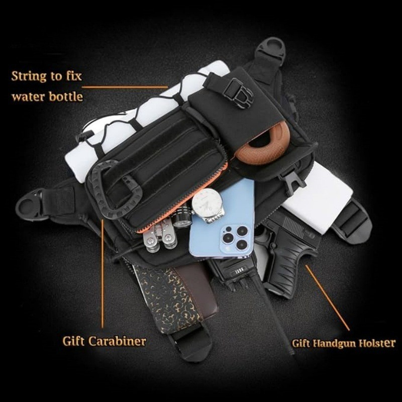 Tactical Chest Bag Men's Vest  - огляд і ціна Cycling Commuter Backpack Waterproof