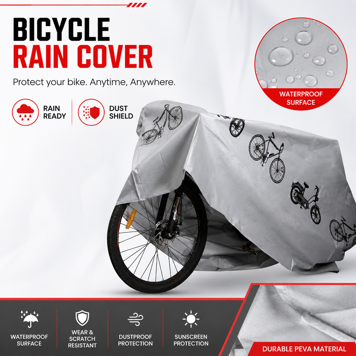 PINMOAP Universal Bicycle Rain - огляд і ціна Cycling Commuter Backpack Waterproof