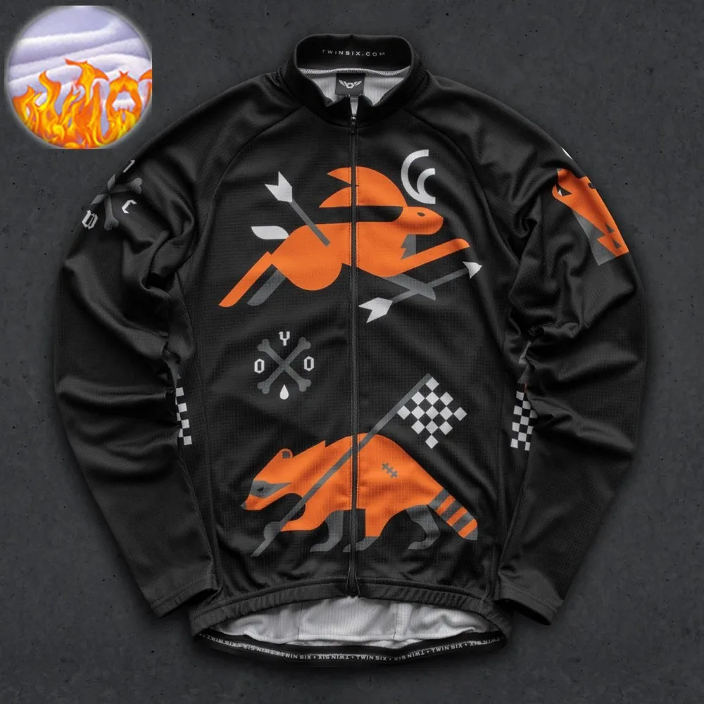 Winter Long Sleeve Thermal Fle - огляд і ціна Cycling Commuter Jacket